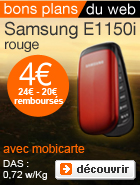 Samsung E1150i rouge