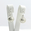 Boucles d'oreilles arabesque argent