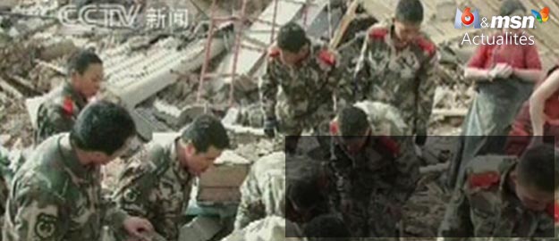 Fort séisme en Chine suivi de plusieurs répliques : 300 morts et 8000 blessés © Reuters